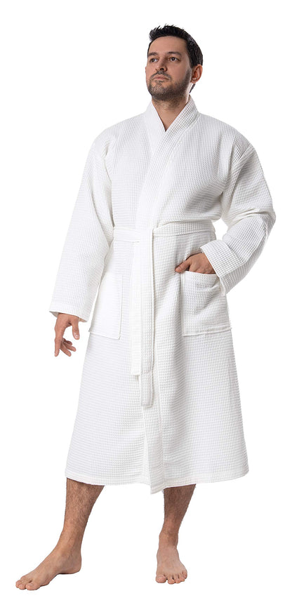 Turkish Cotton Waffle Bathrobe