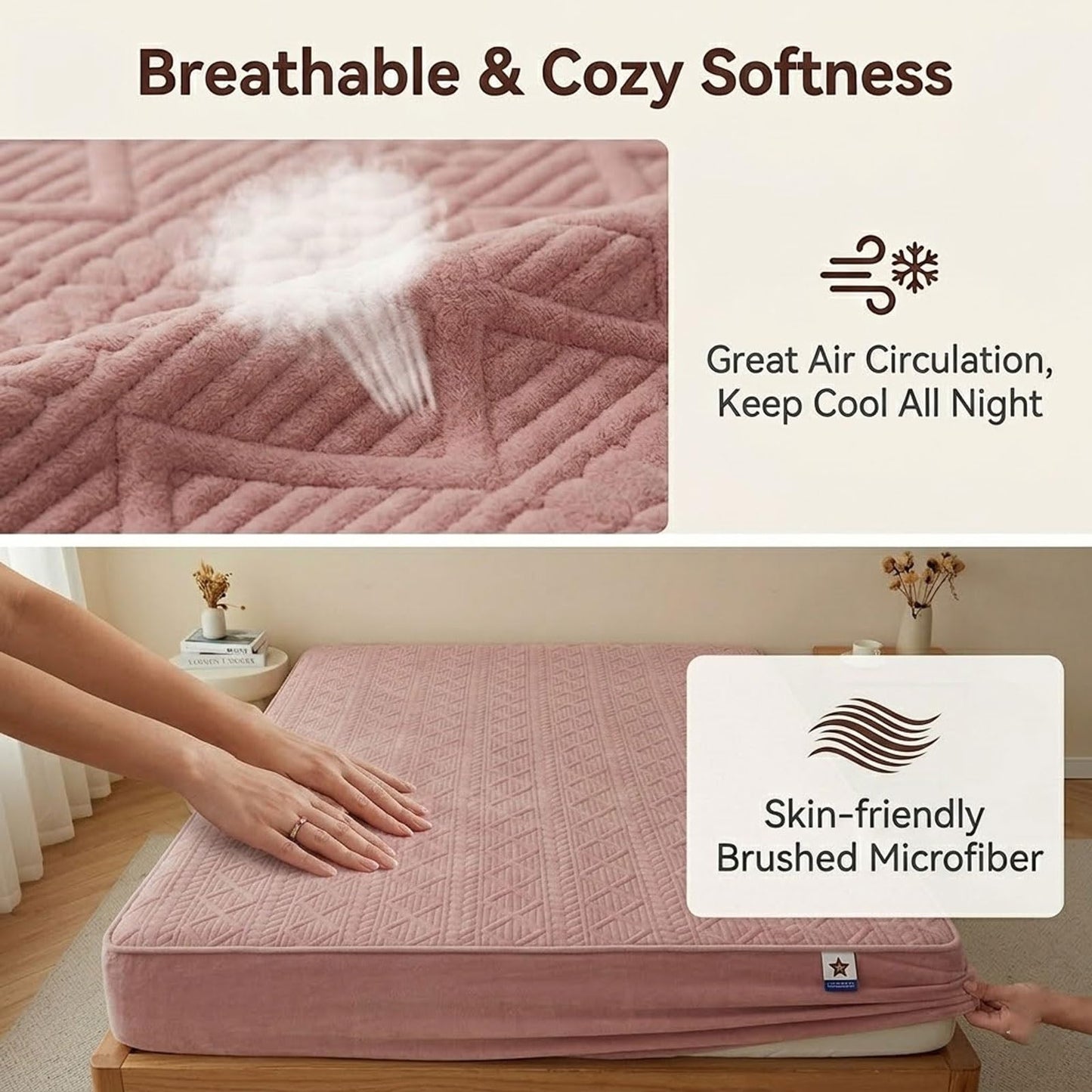 Quilted Deep Pocket Mattress Pad