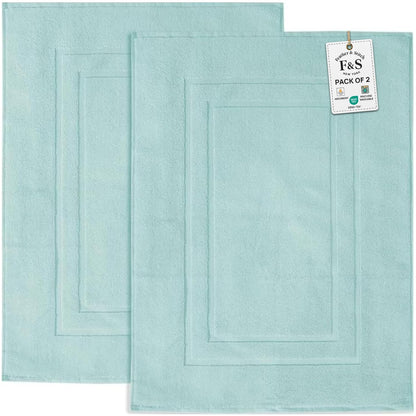 2 Piece Bathroom Bath Mat Set