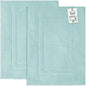 2 Piece Bathroom Bath Mat Set