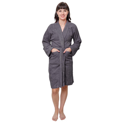 Lightweight Terry Cloth Bathrobe