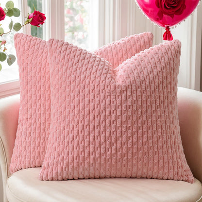 Boho Striped Corduroy Pillow Covers