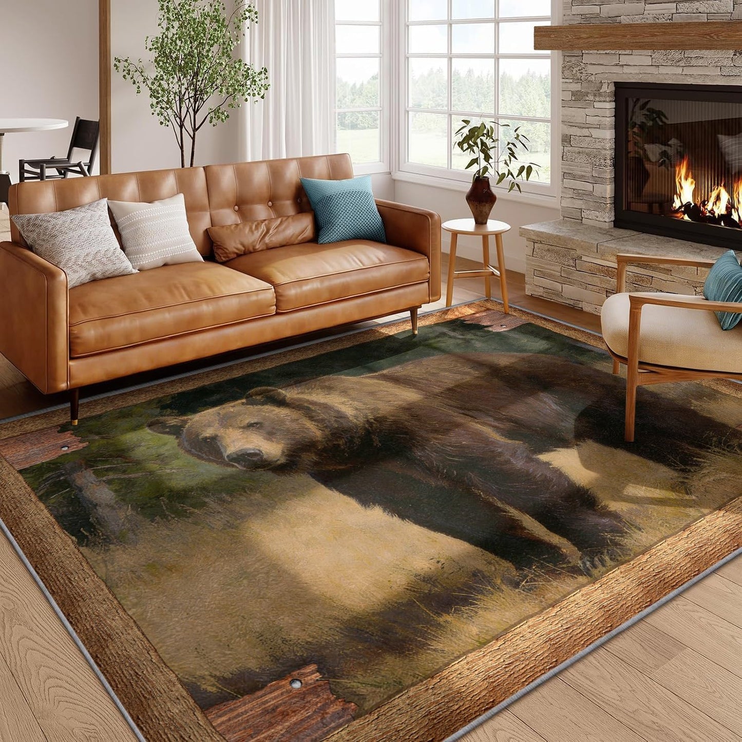Washable Low Pile Area Rug