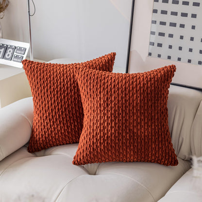 Boho Striped Corduroy Pillow Covers