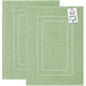 2 Piece Bathroom Bath Mat Set