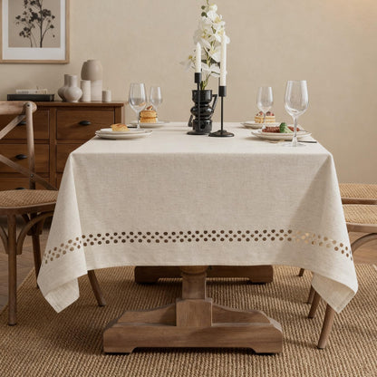 Wrinkle-Resistant Rectangle Tablecloth