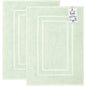 2 Piece Bathroom Bath Mat Set