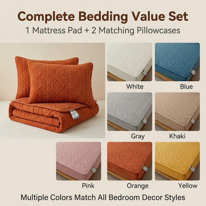 Quilted Deep Pocket Mattress Pad