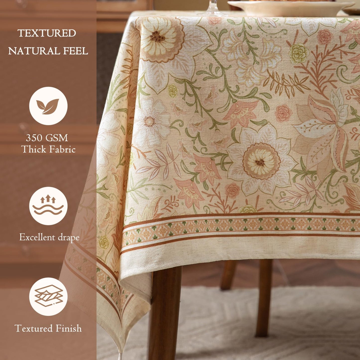 Waterproof Linen Tablecloth