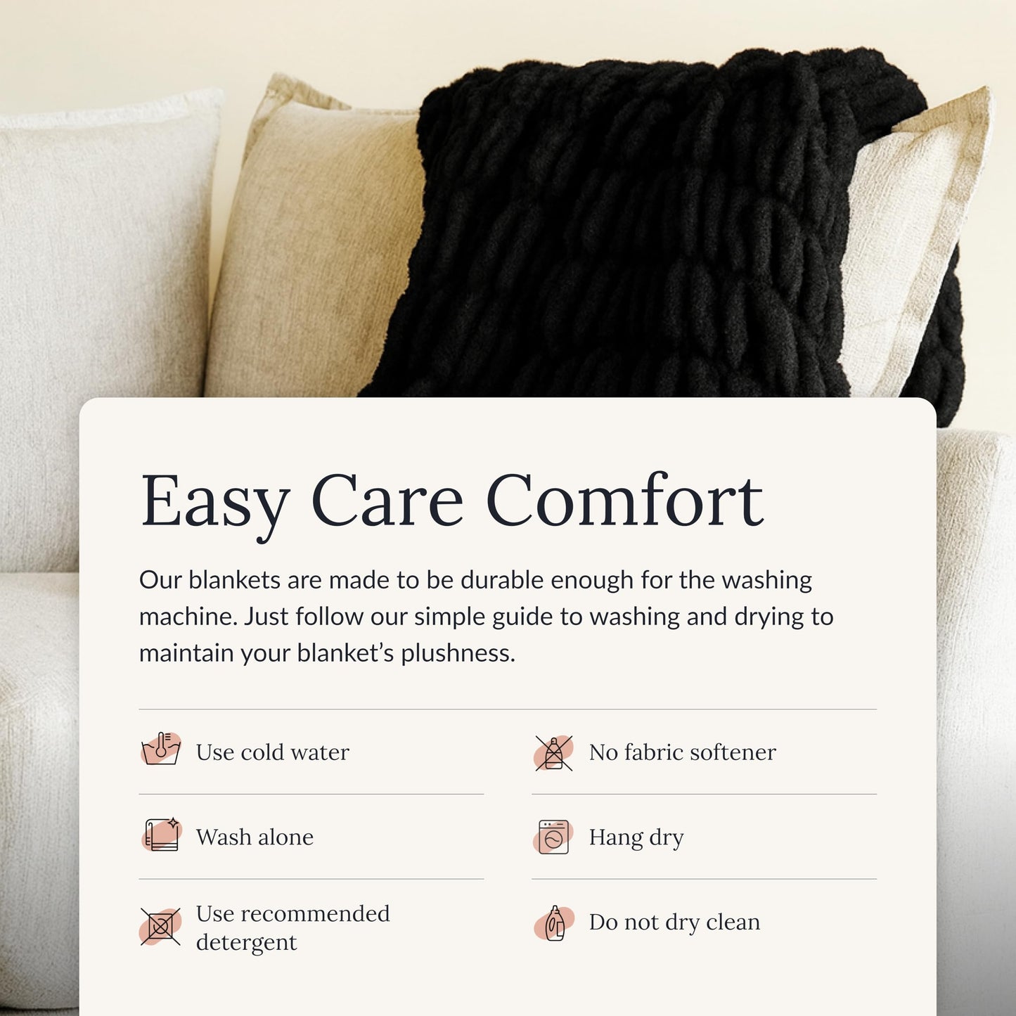 Plush Cozy Throw Blanket