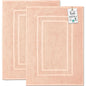 2 Piece Bathroom Bath Mat Set