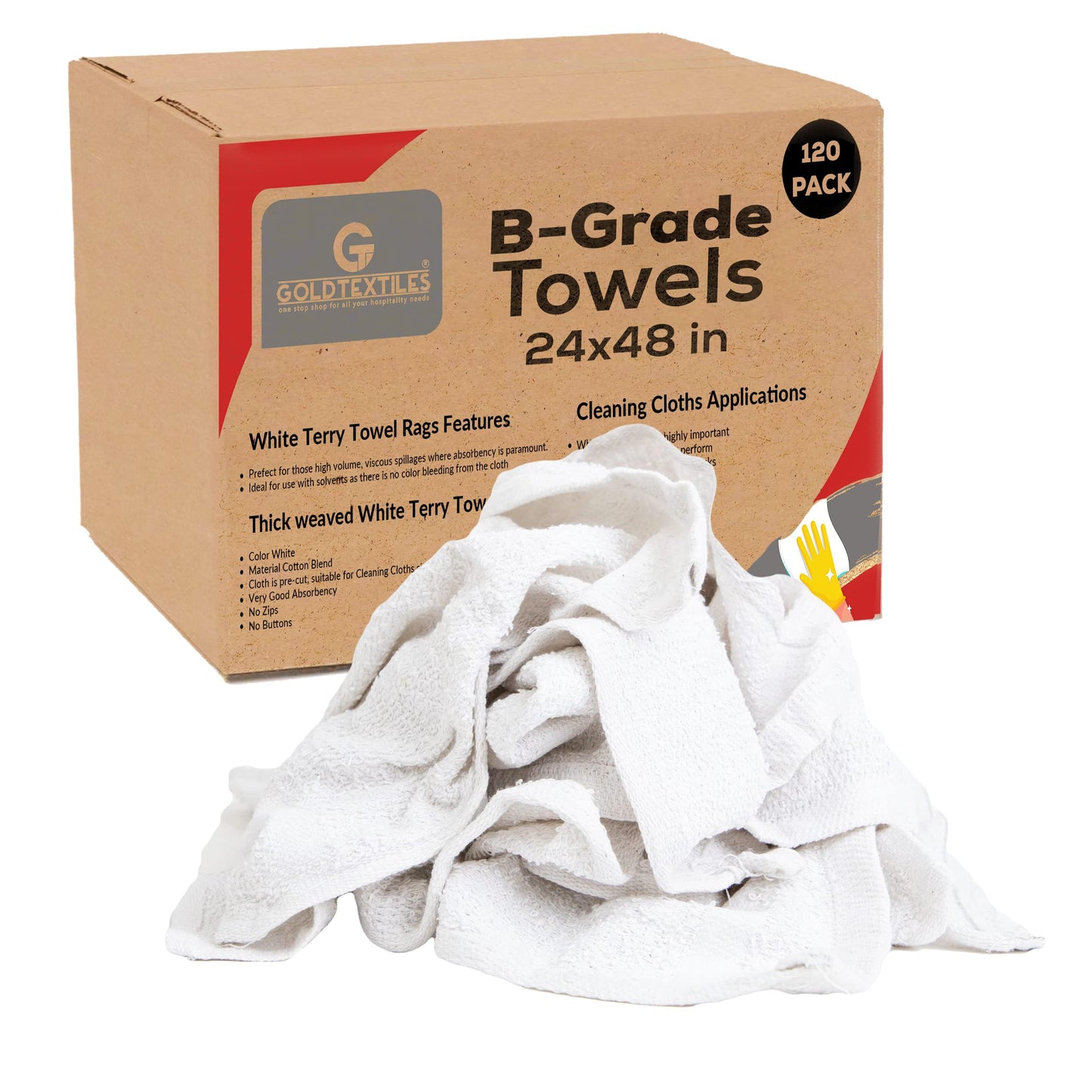 Quick-Dry Cotton Blend Bath Towels