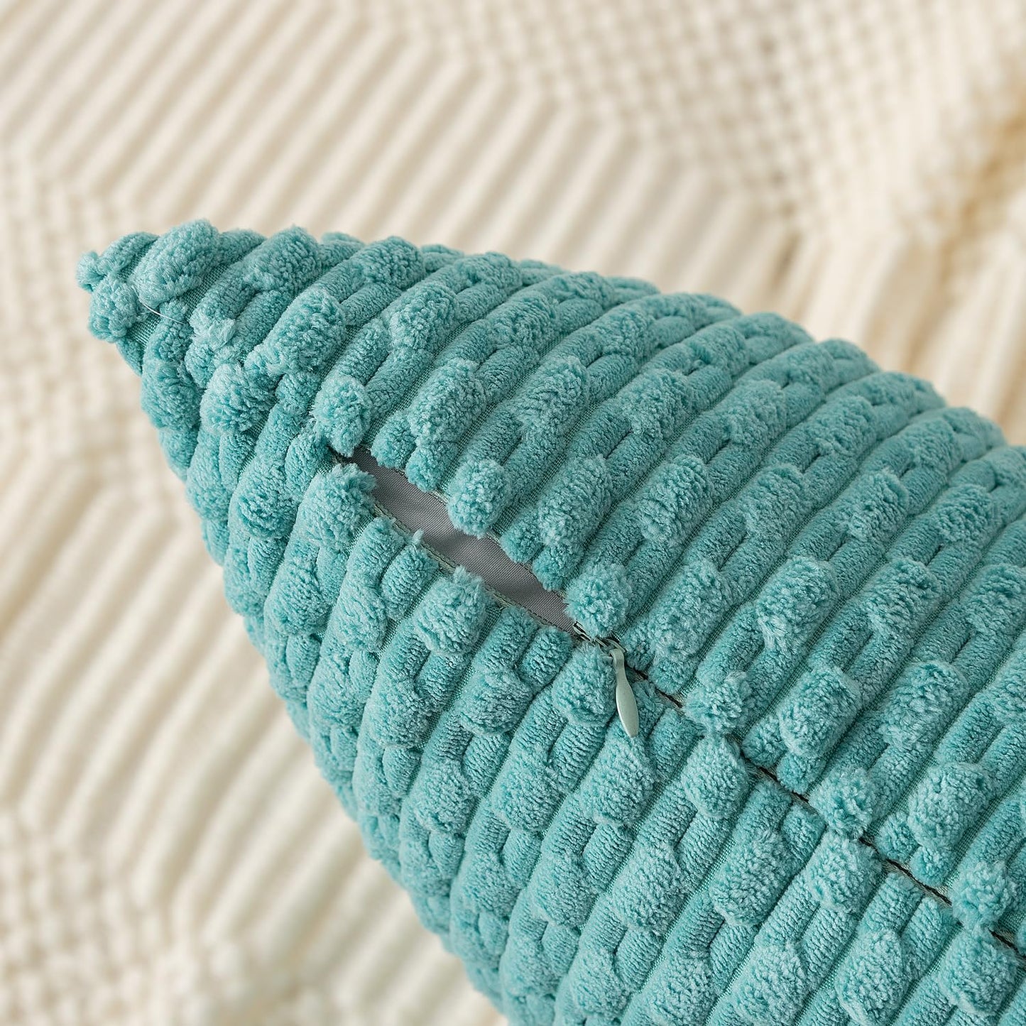 Boho Striped Corduroy Pillow Covers