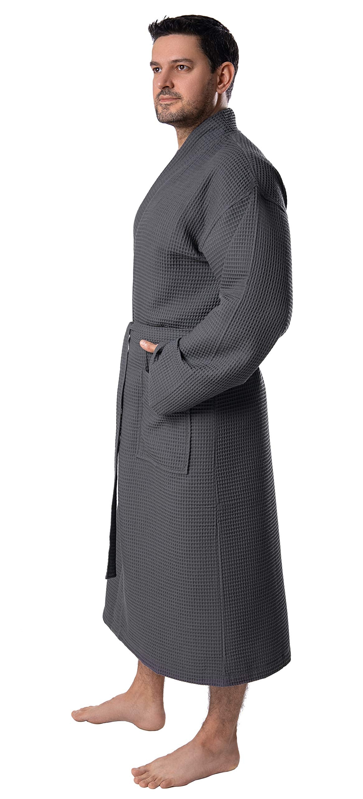 Turkish Cotton Waffle Bathrobe