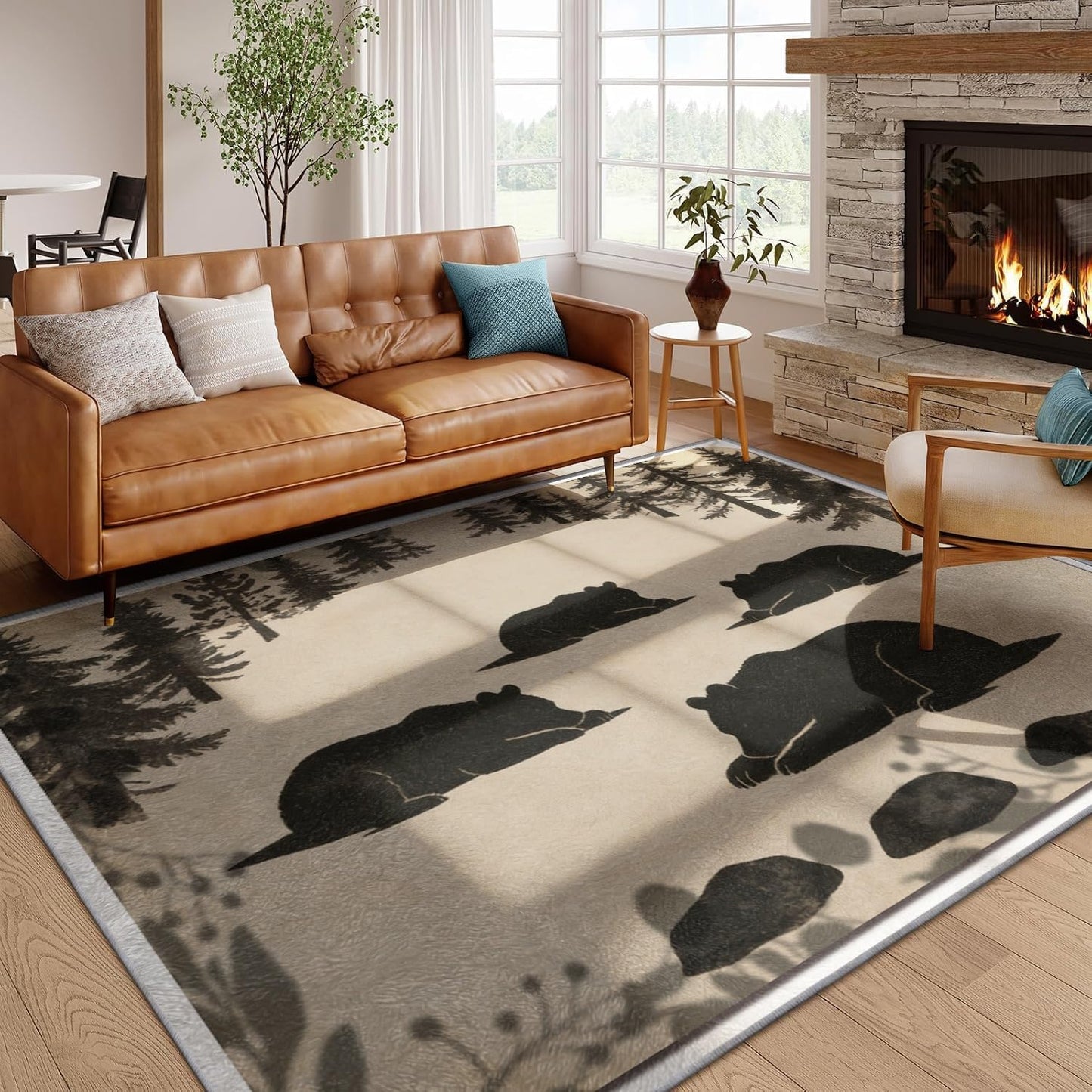 Washable Low Pile Area Rug