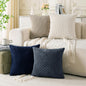 Neutral Corduroy Throw Pillow Covers Set