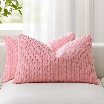 Boho Striped Corduroy Pillow Covers