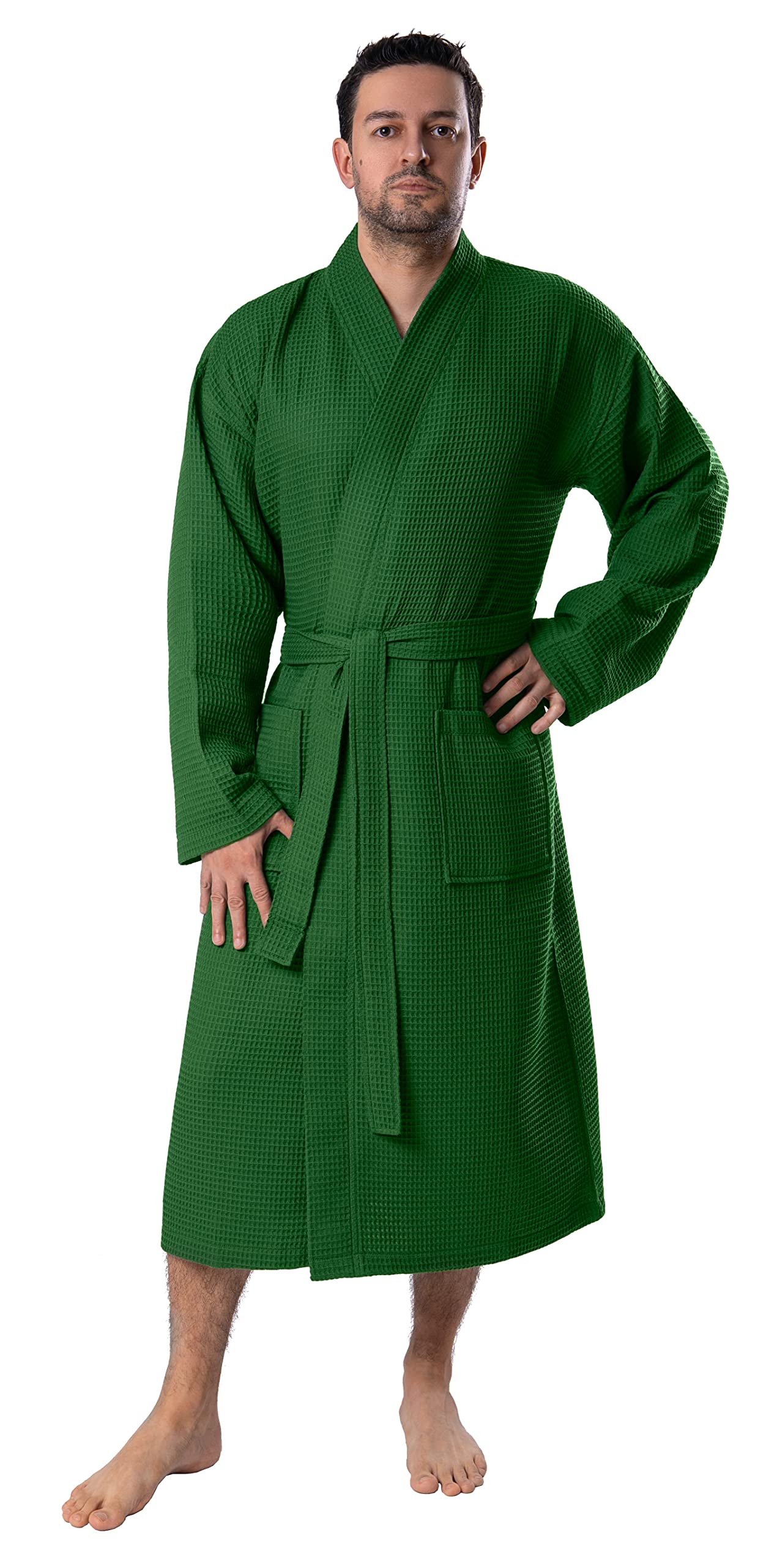 Turkish Cotton Waffle Bathrobe
