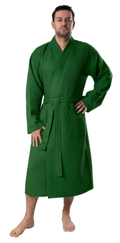 Turkish Cotton Waffle Bathrobe