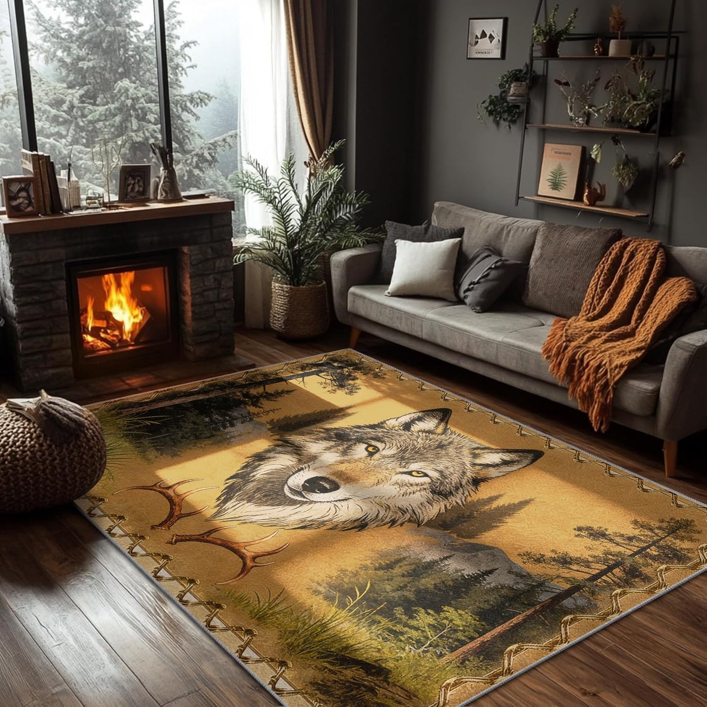 Washable Low Pile Area Rug