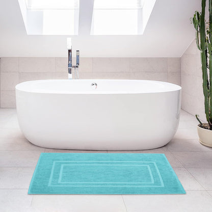 2 Piece Bathroom Bath Mat Set