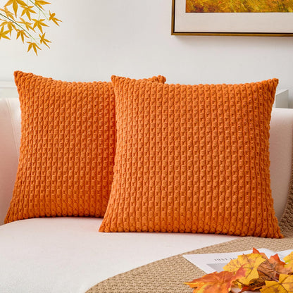 Boho Striped Corduroy Pillow Covers