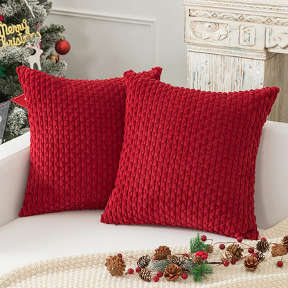 Boho Striped Corduroy Pillow Covers