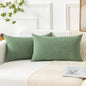 Linen Throw Pillow Covers Set