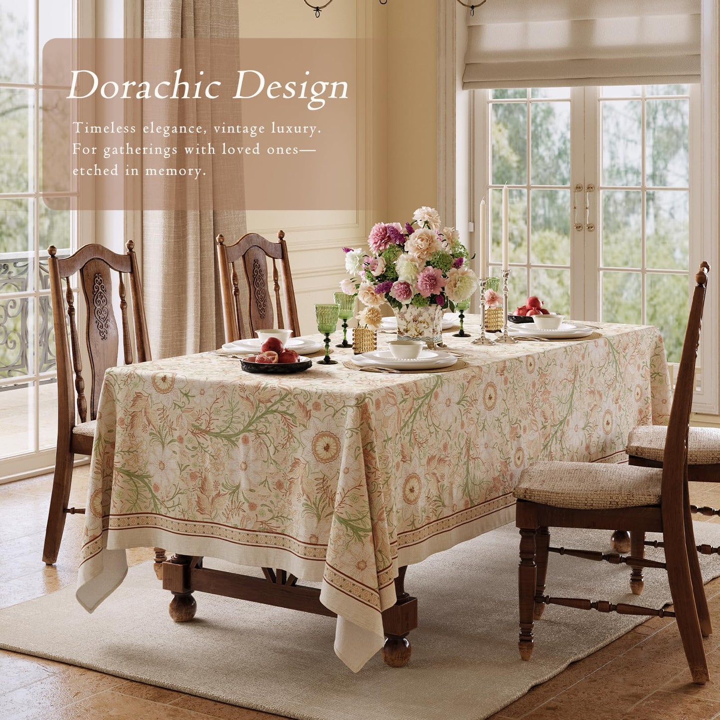 Waterproof Linen Tablecloth