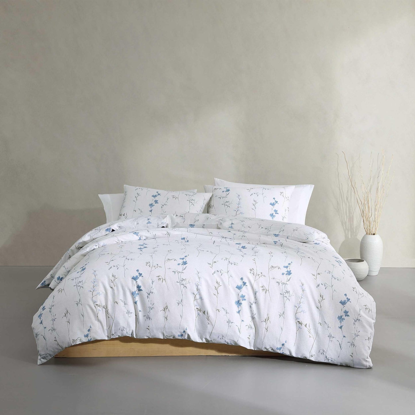 Cotton Floral Comforter Set