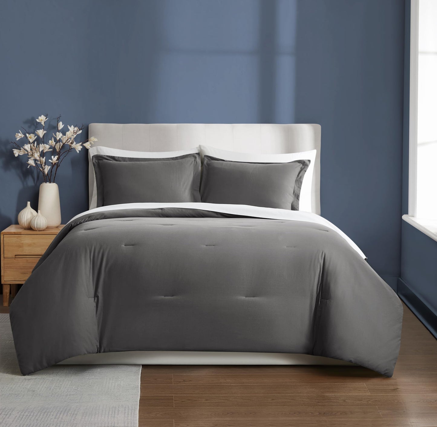 Cotton White Comforter Set