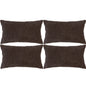 Neutral Corduroy Throw Pillow Covers Set