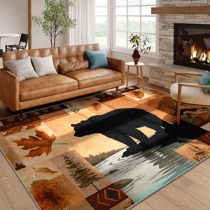 Washable Low Pile Area Rug