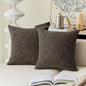 Linen Throw Pillow Covers Set