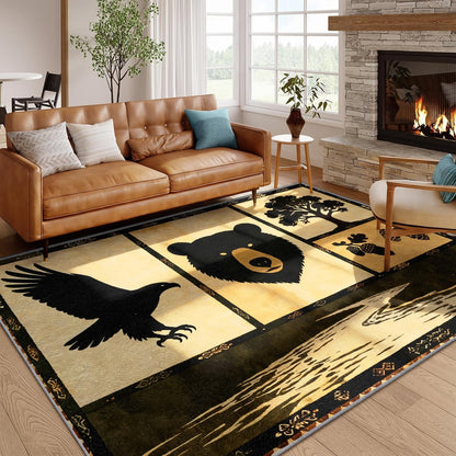 Washable Low Pile Area Rug