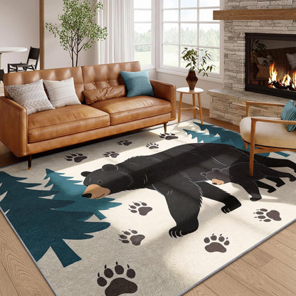 Washable Low Pile Area Rug