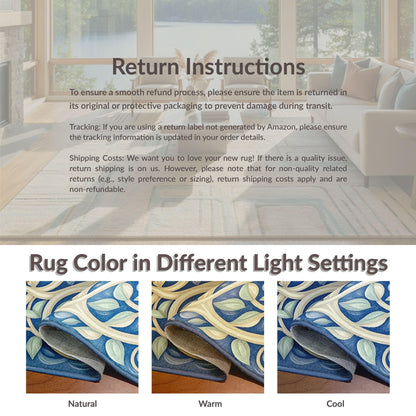 Washable Non-Slip Area Rug