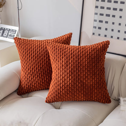 Boho Striped Corduroy Pillow Covers