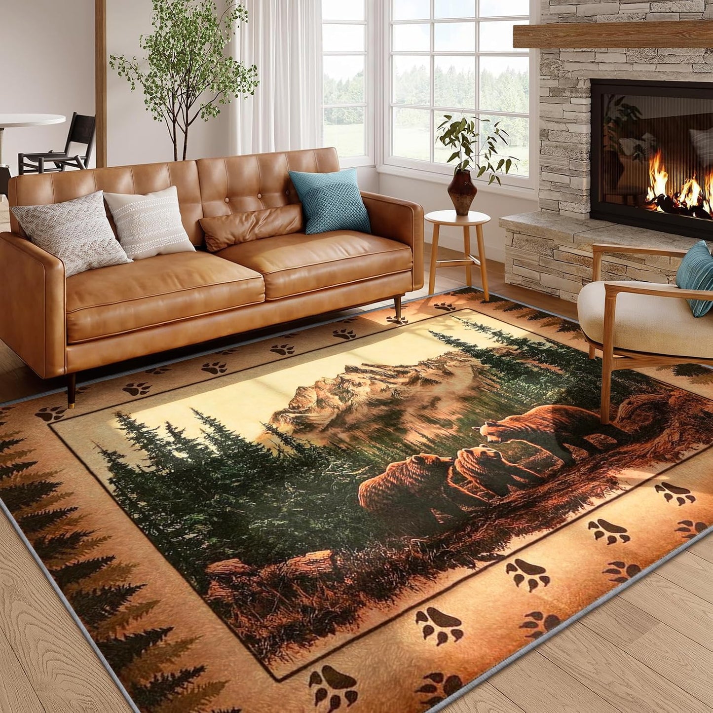 Washable Low Pile Area Rug