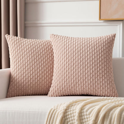 Boho Striped Corduroy Pillow Covers