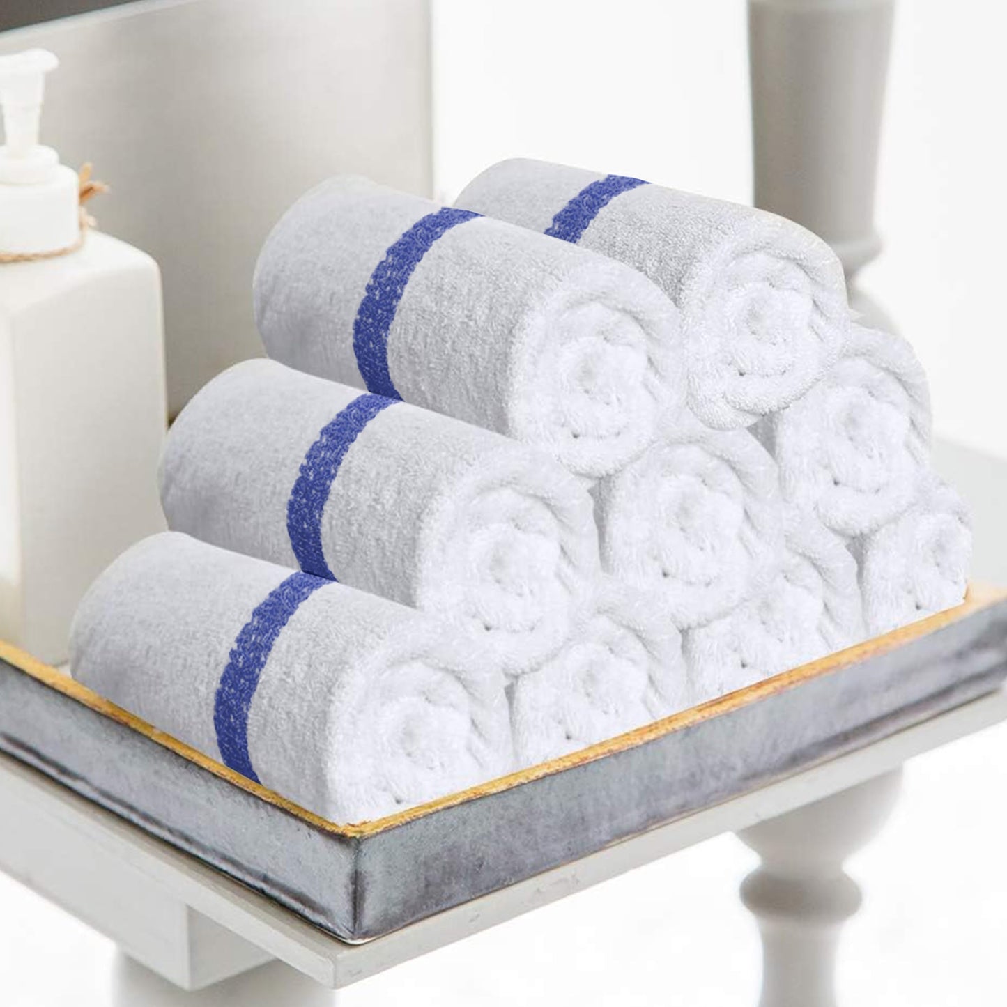 Quick-Dry Cotton Blend Bath Towels