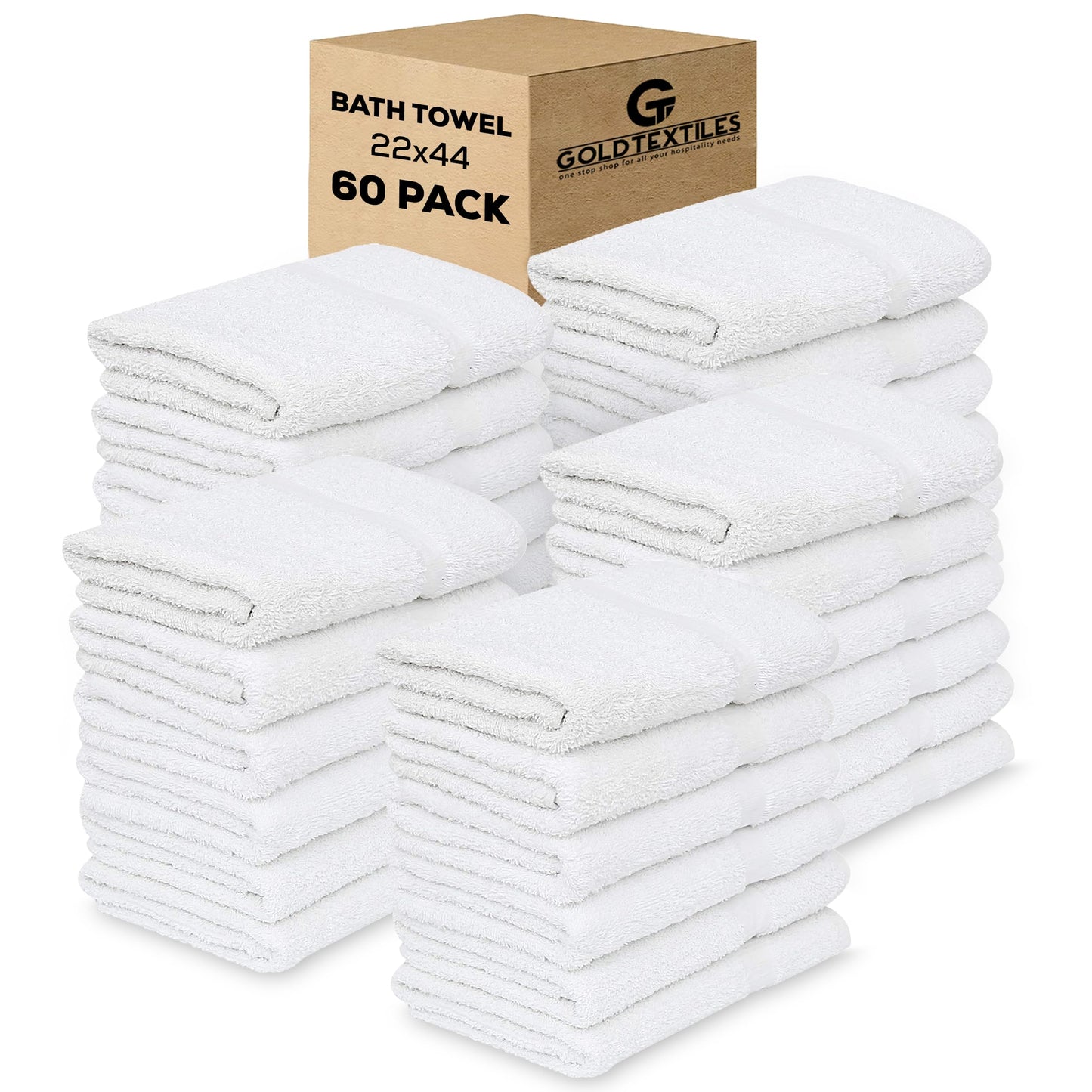Quick-Dry Cotton Blend Bath Towels
