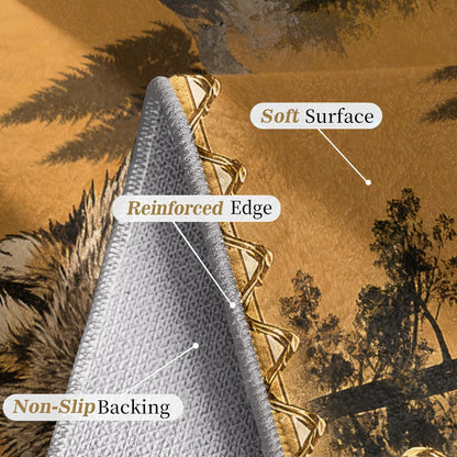 Washable Low Pile Area Rug