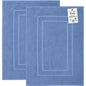 2 Piece Bathroom Bath Mat Set