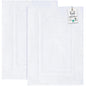 2 Piece Bathroom Bath Mat Set
