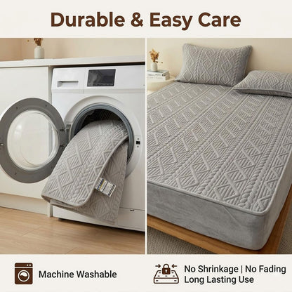 Quilted Deep Pocket Mattress Pad