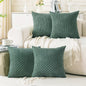 Neutral Corduroy Throw Pillow Covers Set