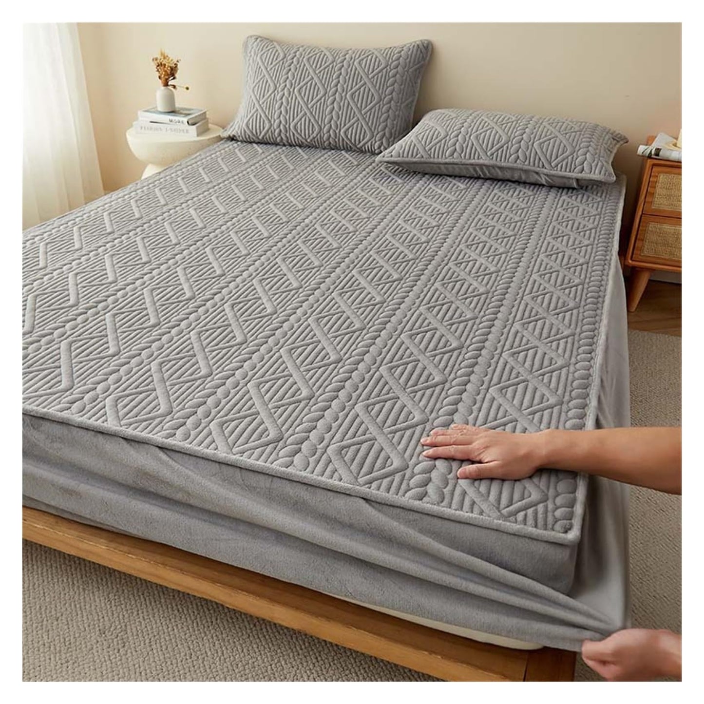 Quilted Deep Pocket Mattress Pad