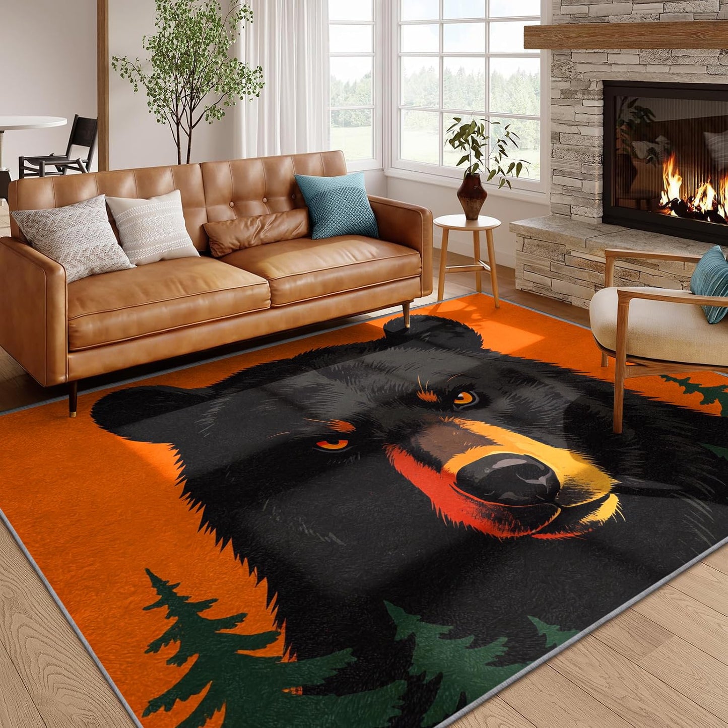 Washable Low Pile Area Rug