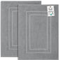 2 Piece Bathroom Bath Mat Set